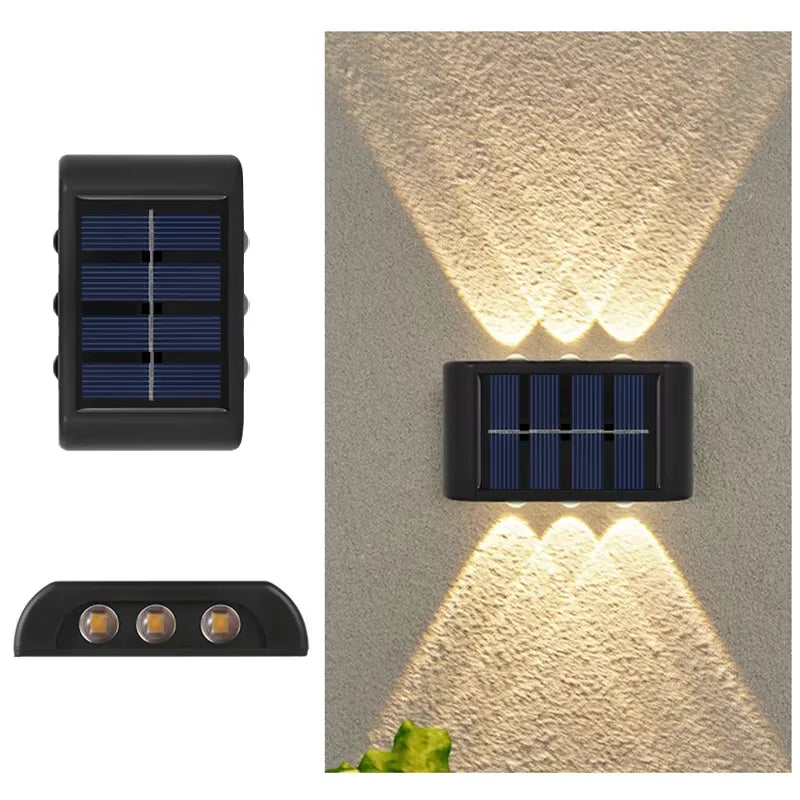 TOP SELLING Solar LED Outdoor Wall Light Waterproof Dusk to Dawn Fence Lamp for Garden Yard Porch Pathway Patio - Home Decor Lighting perfect for evening garden lights