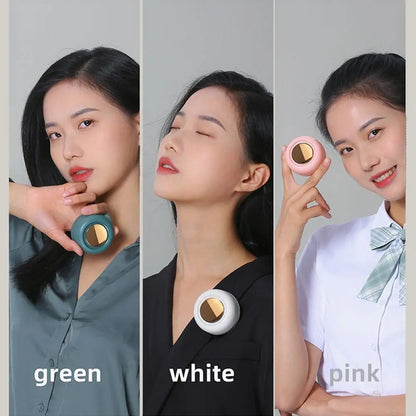 NEW Portable Silent Mini Bladeless Electric Fan Clip-On Adjustable 3-Speed Small Fan for Outdoor Comfortable Wearable Cooling Accessory for hot weather summer season