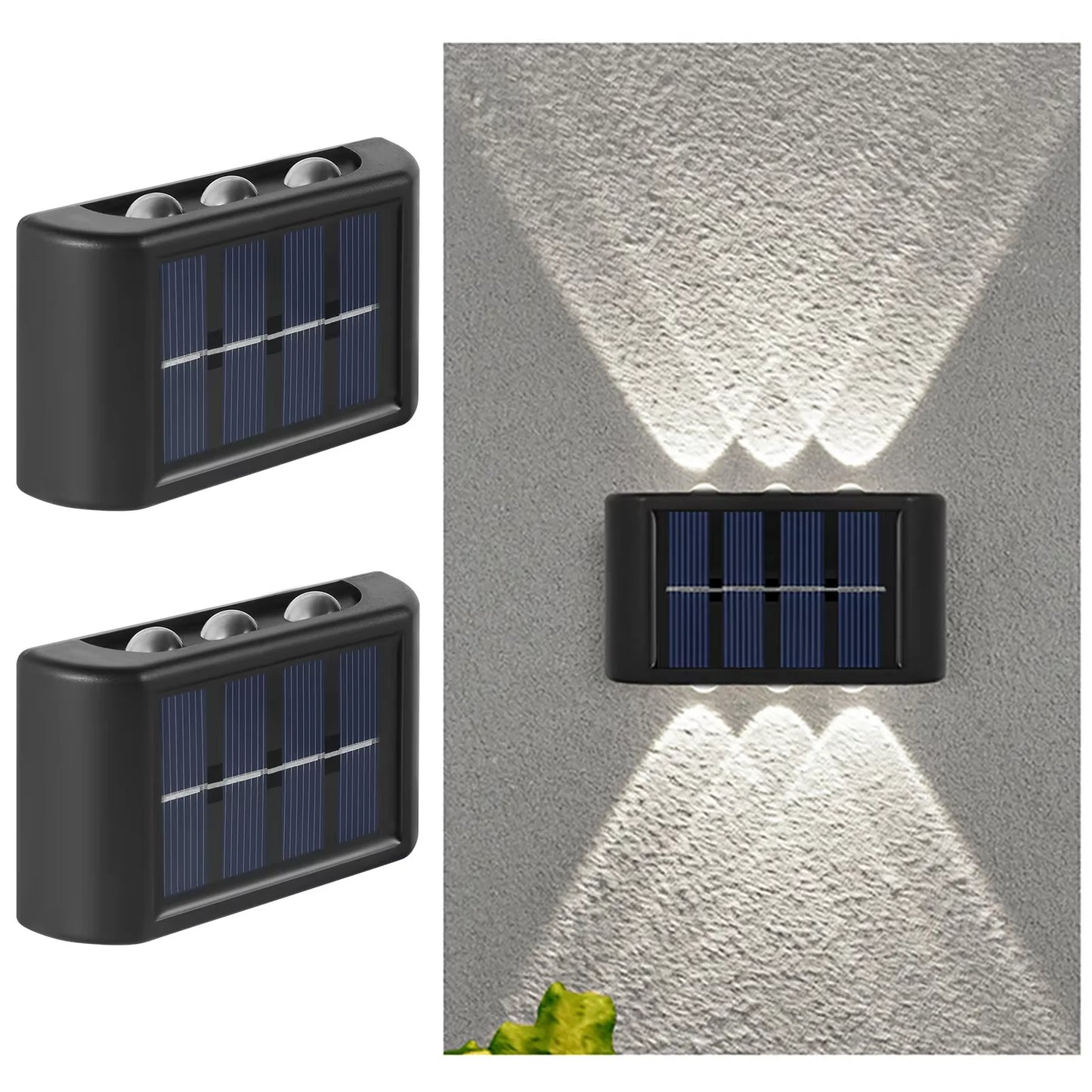 TOP SELLING Solar LED Outdoor Wall Light Waterproof Dusk to Dawn Fence Lamp for Garden Yard Porch Pathway Patio - Home Decor Lighting perfect for evening garden lights