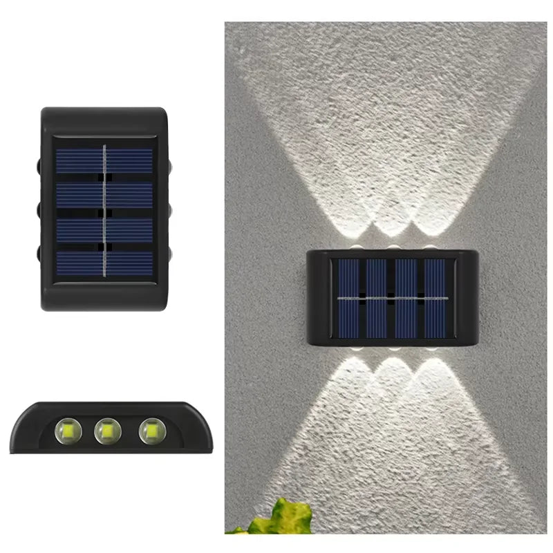 TOP SELLING Solar LED Outdoor Wall Light Waterproof Dusk to Dawn Fence Lamp for Garden Yard Porch Pathway Patio - Home Decor Lighting perfect for evening garden lights