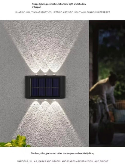 TOP SELLING Solar LED Outdoor Wall Light Waterproof Dusk to Dawn Fence Lamp for Garden Yard Porch Pathway Patio - Home Decor Lighting perfect for evening garden lights