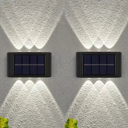 TOP SELLING Solar LED Outdoor Wall Light Waterproof Dusk to Dawn Fence Lamp for Garden Yard Porch Pathway Patio - Home Decor Lighting perfect for evening garden lights