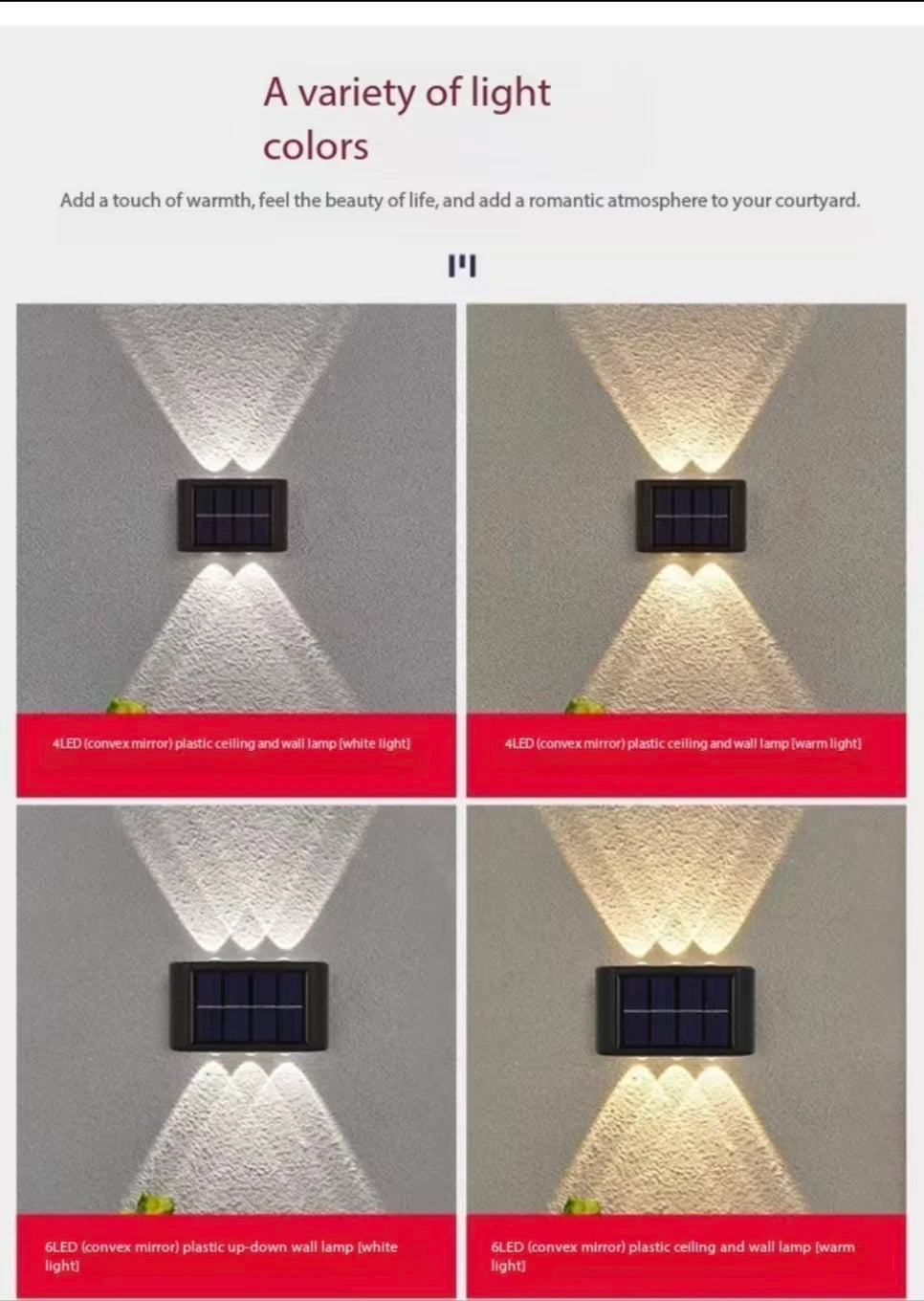 TOP SELLING Solar LED Outdoor Wall Light Waterproof Dusk to Dawn Fence Lamp for Garden Yard Porch Pathway Patio - Home Decor Lighting perfect for evening garden lights