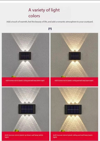 TOP SELLING Solar LED Outdoor Wall Light Waterproof Dusk to Dawn Fence Lamp for Garden Yard Porch Pathway Patio - Home Decor Lighting perfect for evening garden lights
